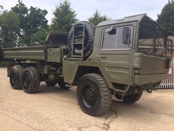MAN KAT 1 6×6 3 way Tipper winch Truck – Ex Military Sales UK