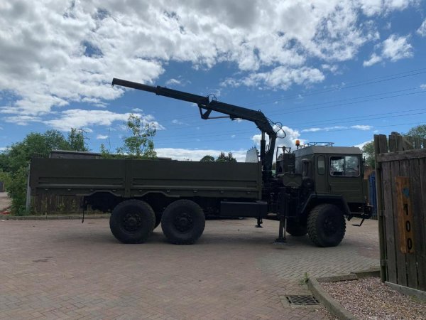 Saurer 10DM 6x6 Crane Truck Ex military3