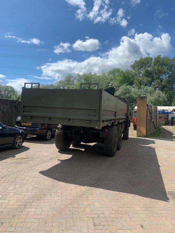 Saurer 10DM 6x6 Crane Truck Ex military6